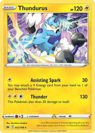 Thundurus 052/198 - Rare