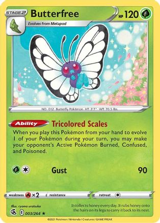 Butterfree 003/264/264 - Holo Rare - Holofoil