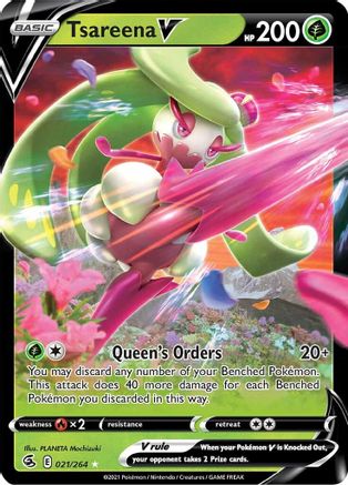 Tsareena V 021/264/264 - Ultra Rare - Holofoil
