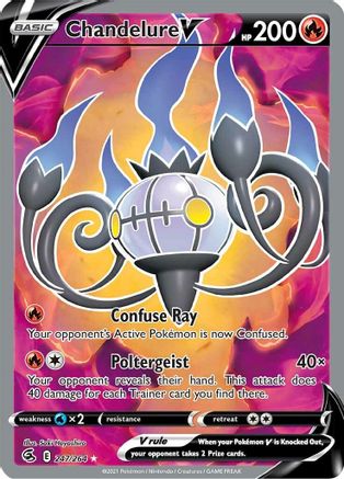 Chandelure V (Full Art) 247/264/264 - Ultra Rare - Holofoil