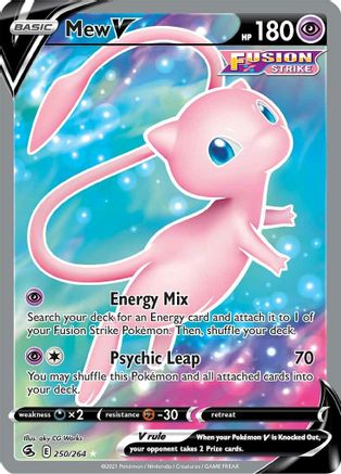 Mew V (Full Art) 250/264/264 - Ultra Rare - Holofoil