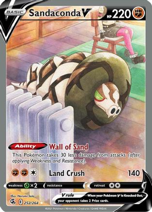 Sandaconda V (Alternate Full Art) 252/264/264 - Ultra Rare - Holofoil