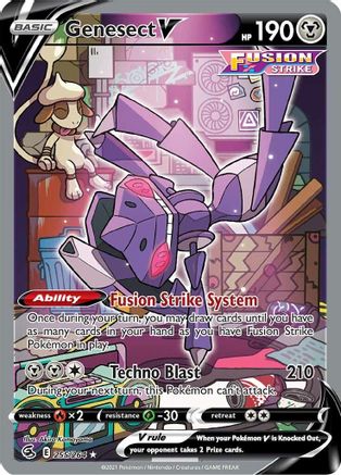 Genesect V (Alternate Full Art) 255/264/264 - Ultra Rare - Holofoil
