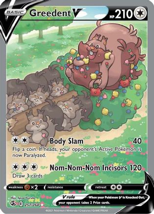 Greedent V (Alternate Full Art) 257/264/264 - Ultra Rare - Holofoil