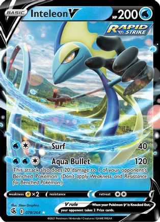 Inteleon V 078/264/264 - Ultra Rare - Holofoil