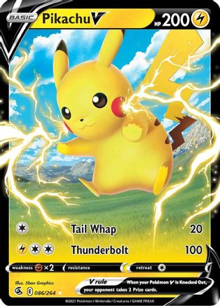 Pikachu V 086/264/264 - Ultra Rare - Holofoil