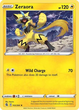 Zeraora 102/264/264 - Rare