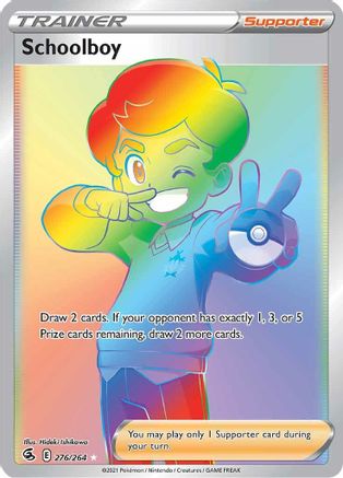Schoolboy (Secret) 276/264/264 - Secret Rare - Holofoil
