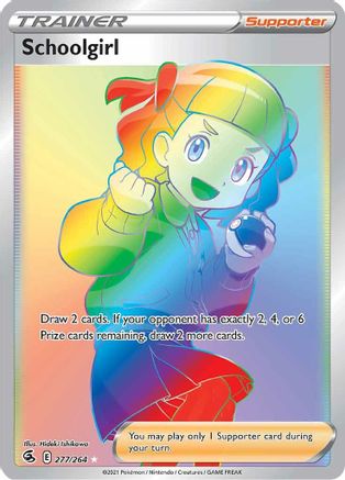 Schoolgirl (Secret) 277/264/264 - Secret Rare - Holofoil