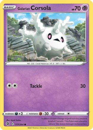 Galarian Corsola 117/264/264 - Common
