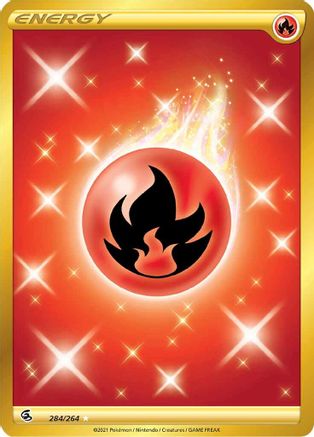 Fire Energy (Secret) 284/264/264 - Secret Rare - Holofoil
