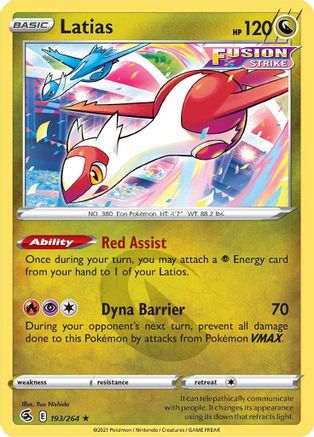 Latias 193/264/264 - Rare