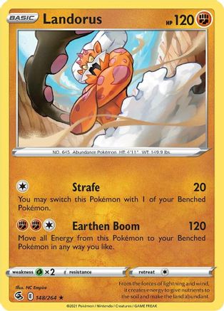 Landorus 148/264/264 - Holo Rare - Holofoil