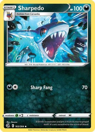 Sharpedo 163/264/264 - Uncommon