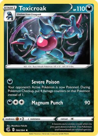 Toxicroak 166/264/264 - Rare