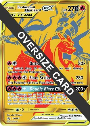 Reshiram & Charizard GX SM247 - Promo - Holofoil