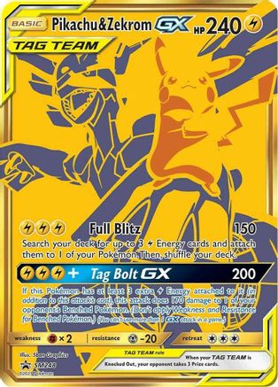 Pikachu & Zekrom GX SM248/248 - Promo - Holofoil