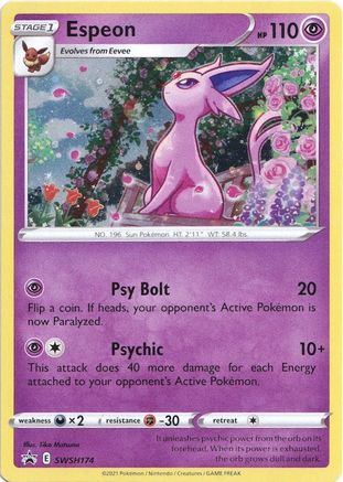 Espeon SWSH174/307 - Promo - Holofoil