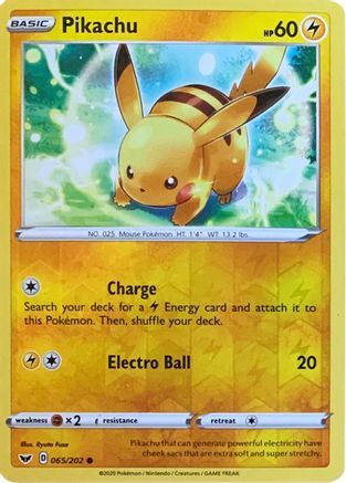 Pikachu 065/202 - Promo - Reverse Holofoil