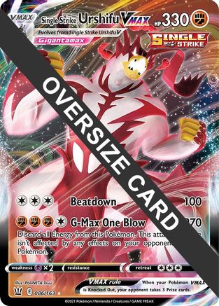 Single Strike Urshifu VMAX 086/163 - Promo - Holofoil