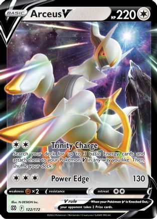 Arceus V 122/172/172 - Ultra Rare - Holofoil