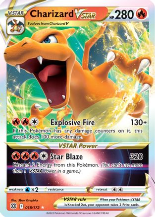 Charizard VSTAR 018/172/172 - Ultra Rare - Holofoil