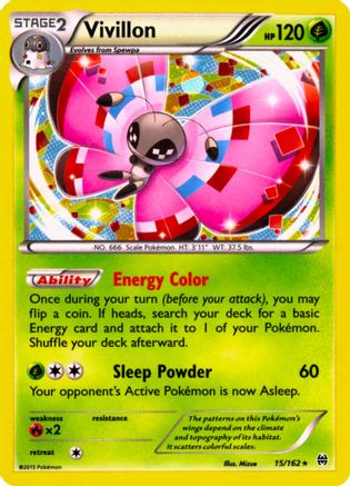 Vivillon 015/162 - Promo - Holofoil