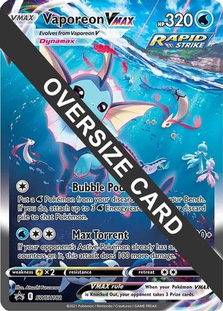 Vaporeon VMAX SWSH182 - Promo - Holofoil