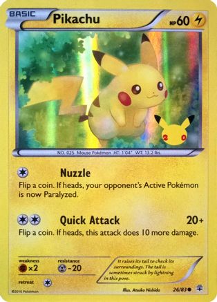 Pikachu 026/83 - Promo - Holofoil