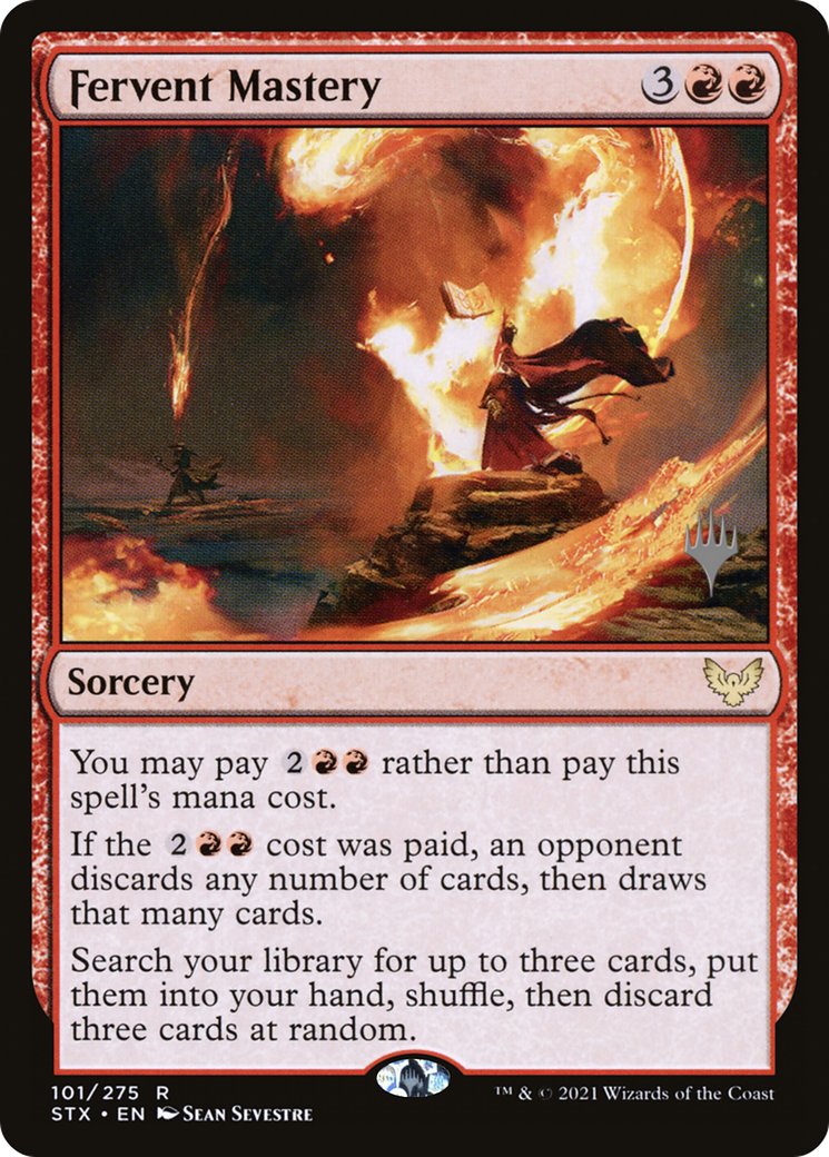 Fervent Mastery (Promo Pack) [Strixhaven: School of Mages Promos]