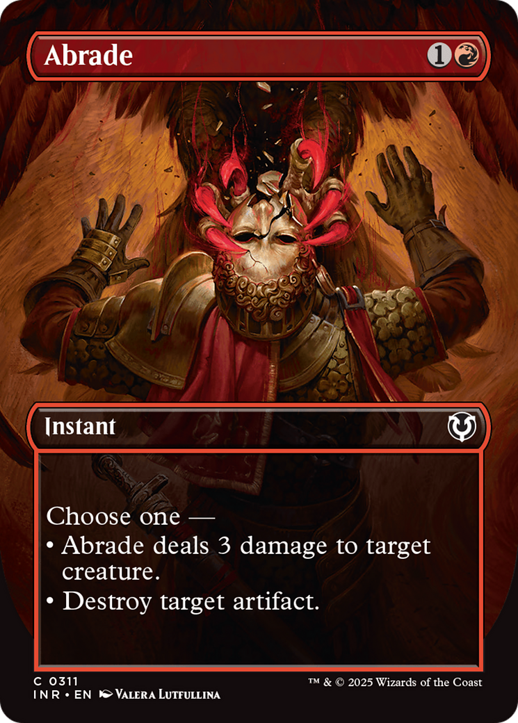 Abrade (Borderless) (-311) - Innistrad Remastered Foil