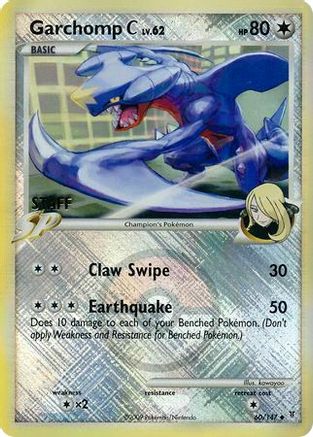 Garchomp C 060/147 - Promo - Reverse Holofoil
