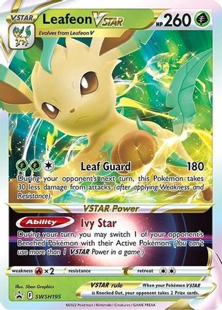 Leafeon VSTAR SWSH195/307 - Promo - Holofoil