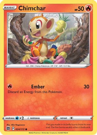 Chimchar 024/172/172 - Common