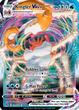 Kingler VMAX 029/172/172 - Ultra Rare - Holofoil