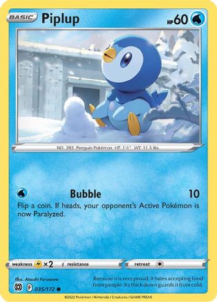 Piplup 035/172/172 - Common