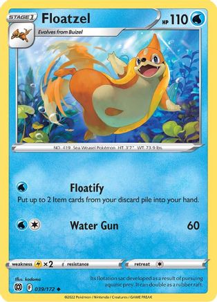 Floatzel 039/172/172 - Uncommon