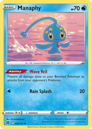Manaphy 041/172/172 - Rare