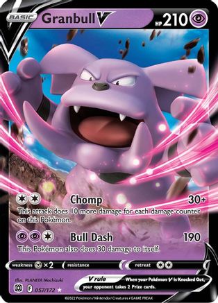 Granbull V 057/172/172 - Ultra Rare - Holofoil