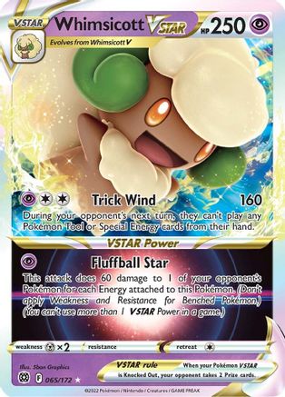 Whimsicott VSTAR 065/172/172 - Ultra Rare - Holofoil