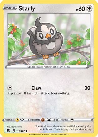 Starly 117/172/172 - Common