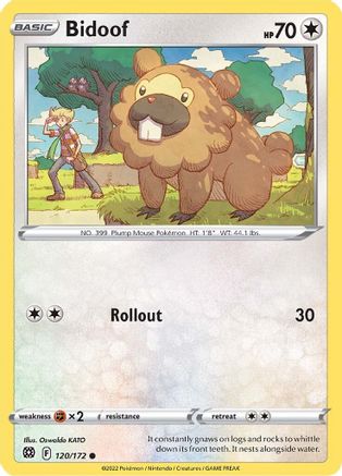 Bidoof 120/172/172 - Common