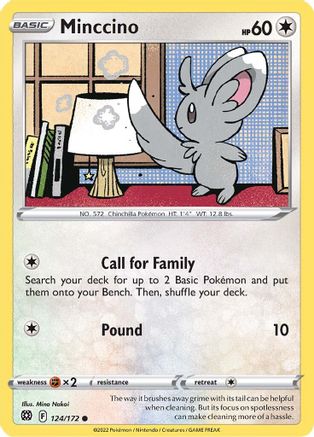 Minccino 124/172/172 - Common