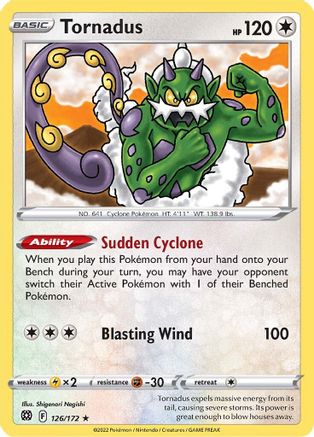 Tornadus 126/172/172 - Rare