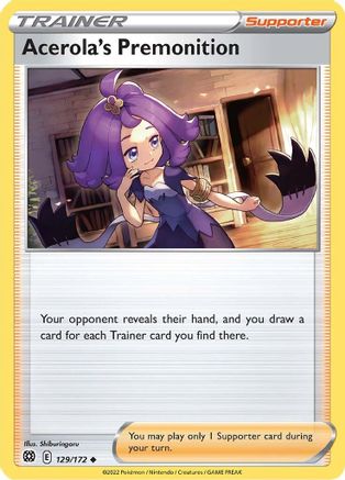 Acerola's Premonition 129/172/172 - Uncommon