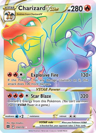 Charizard VSTAR (Secret) 174/172/172 - Secret Rare - Holofoil