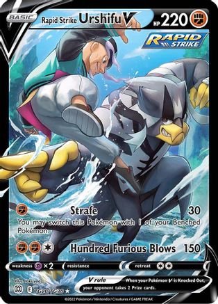 Rapid Strike Urshifu V TG20/TG30/30 - Ultra Rare - Holofoil