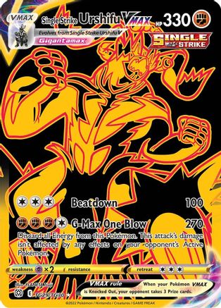 Single Strike Urshifu VMAX (Secret) TG29/TG30/30 - Ultra Rare - Holofoil