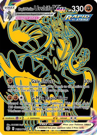 Rapid Strike Urshifu VMAX (Secret) TG30/TG30/30 - Ultra Rare - Holofoil