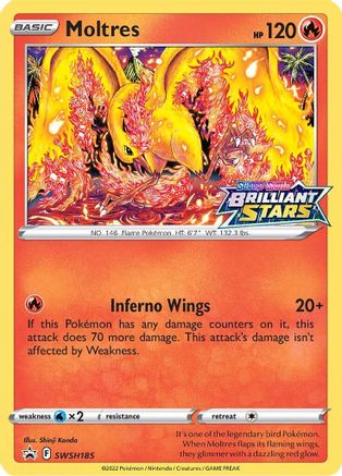 Moltres SWSH185/307 - Promo - Holofoil